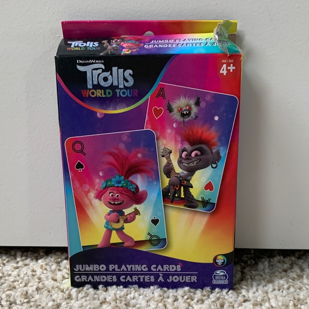 Trolls World Tour Jumbo Playing Cards